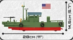 Cobi: Vietnam War - Patrol Boat River MkII Construction Set (618 pieces)