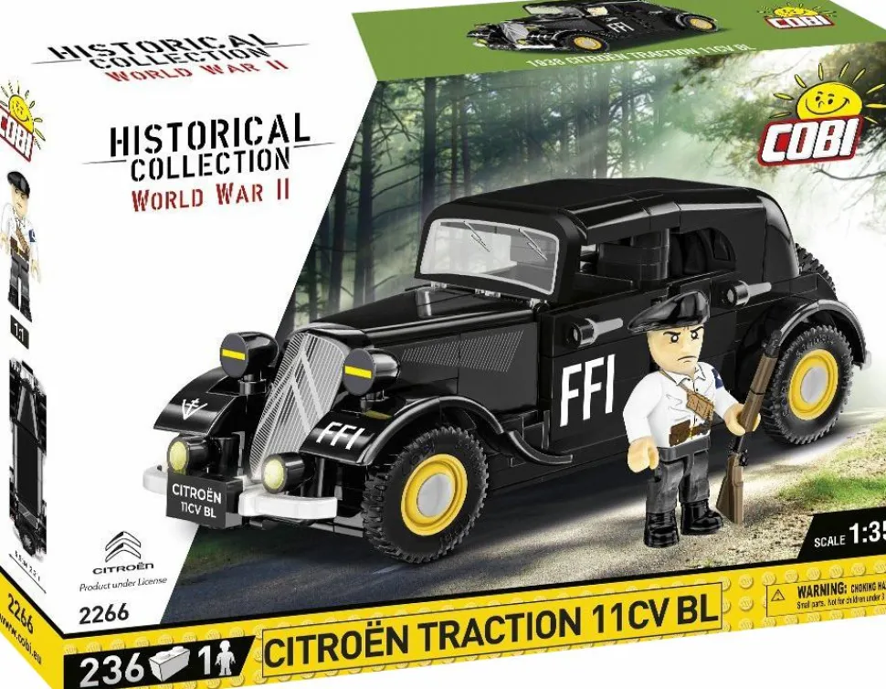 Cobi: World War II - 1938 Citroen Traction 11C Construction Set (236 pieces)