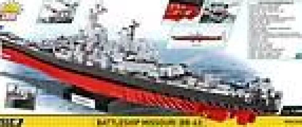 Cobi: World War II - Battleship Missouri (BB-63) Construction Set (2640 pieces)
