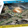 Cobi: World War II - Boeing B-17F Flying Fortress "Memphis Belle" Heavy Bomber Plane Executive Edition Historical Collection 1/48th Scale Building Block Construction Set (1376 Pieces)
