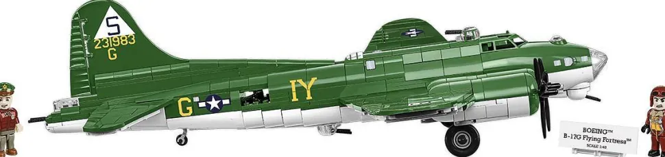 Cobi: World War II - Boeing B-17G Flying Fortress Heavy Bomber Plane Historical Collection 1/48th Scale Building Block Construction Set (1210 Pieces)