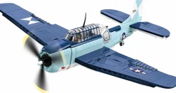 Cobi: World War II - Grumman TBF Avenger Torpedo Bomber Plane Historical Collection 1/48th Scale Building Block Construction Set (392 Pieces)