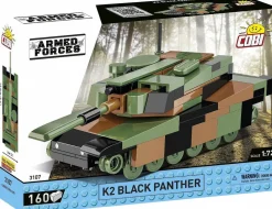 Cobi: World War II - K2 Black Panther Tank 1/72 Scale Building Block Construction Set (160 Pieces)