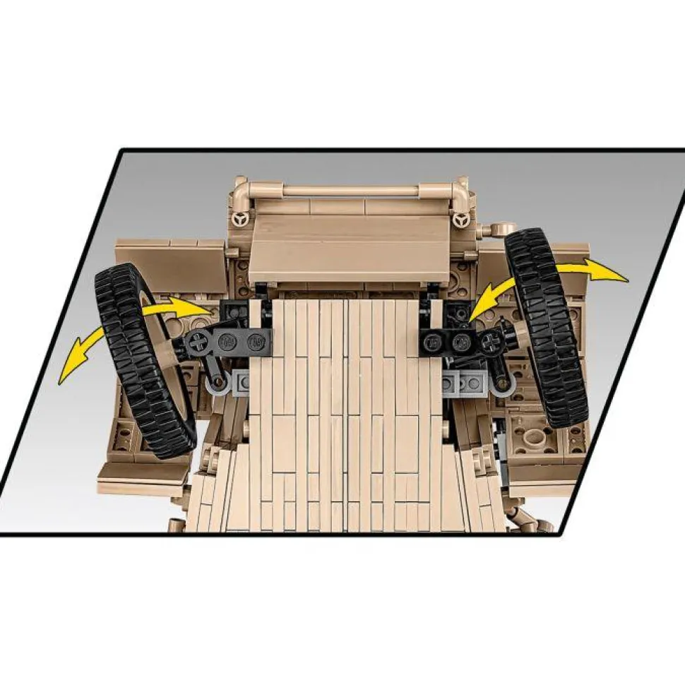 Cobi: World War II - Kubelwagen (PKW TYP 82) Executive Edition Historical Collection 1/12th Scale Building Block Construction Set (1530 Pieces)