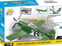 Cobi: World War II - North American P-51D Mustang Fighter Plane Historical Collection 1/48th Scale Building Block Construction Set (152 Pieces)