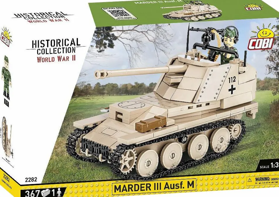 Cobi: World War II - Sd.Kfz. 138 Marder III Ausf. M Tank Historical Collection 1/35th Scale Building Block Construction Set (367)
