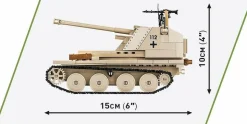 Cobi: World War II - Sd.Kfz. 138 Marder III Ausf. M Tank Historical Collection 1/35th Scale Building Block Construction Set (367)