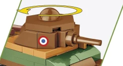 Cobi: World War II - Somua S-35 Tank Historical Collection 1/72 Scale Building Block Construction Set (99 Pieces)