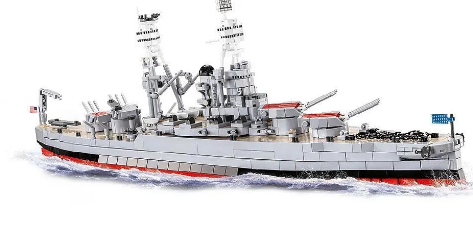 Cobi: World War II - USS Arizona (BB-39) Battleship Historical Collection 1/300th Scale Building Block Construction Set (2046 Pieces)