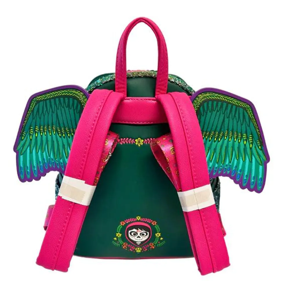 Coco - Pepita Cosplay Glow in the Dark 10" Faux Leather Mini Backpack