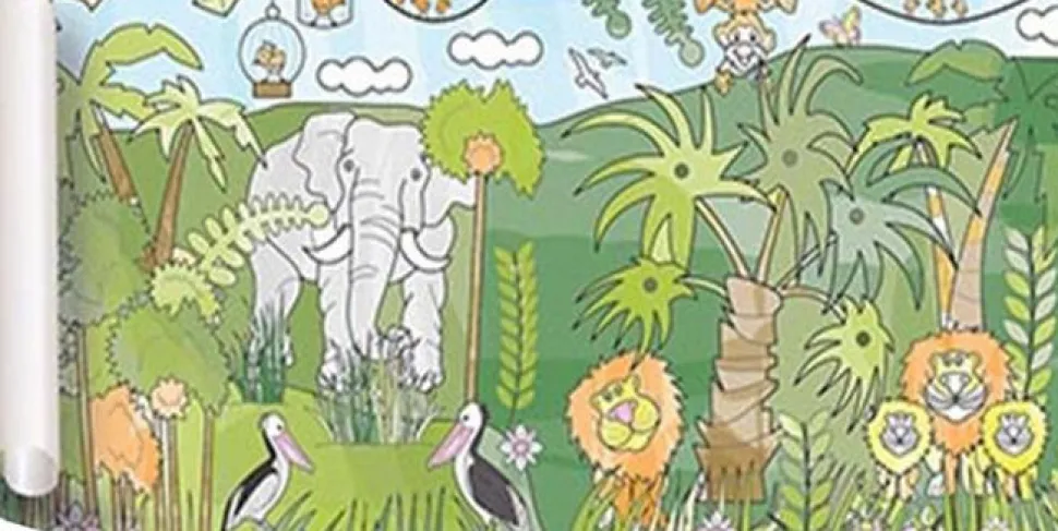 Colour My World Colouring Poster - Jungle