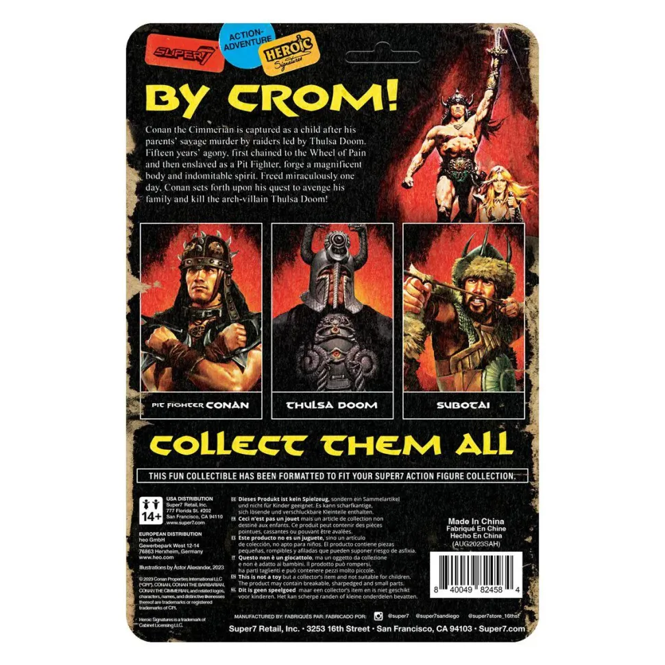 Conan the Barbarian (1982) - Pit Fighter Conan ReAction 3.75" Action Figure (Wave 1)
