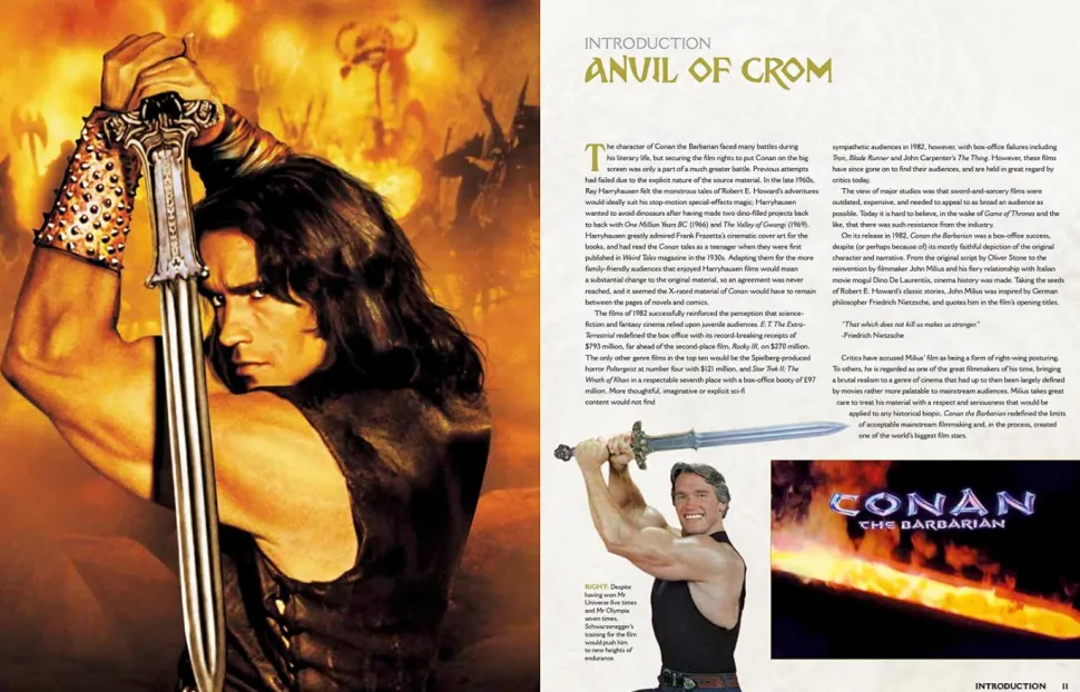 Conan the Barbarian (1982) - The Official Story of the Film Hardcover Book