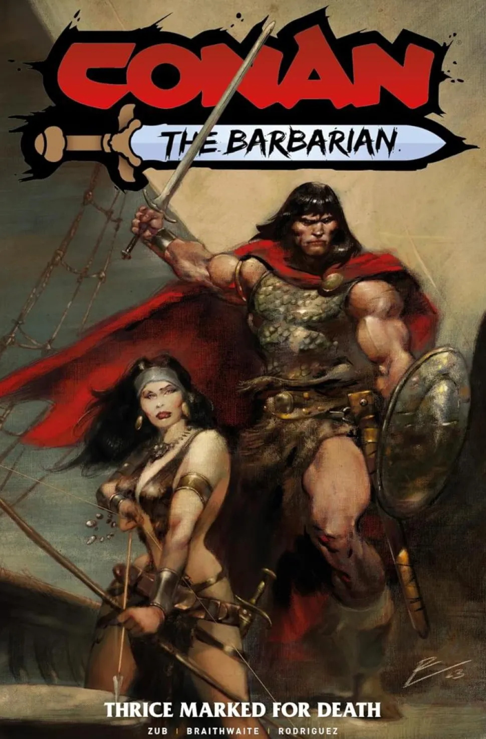 Conan the Barbarian - Volume 02 Thrice Marked for Death Trade Paperback Book