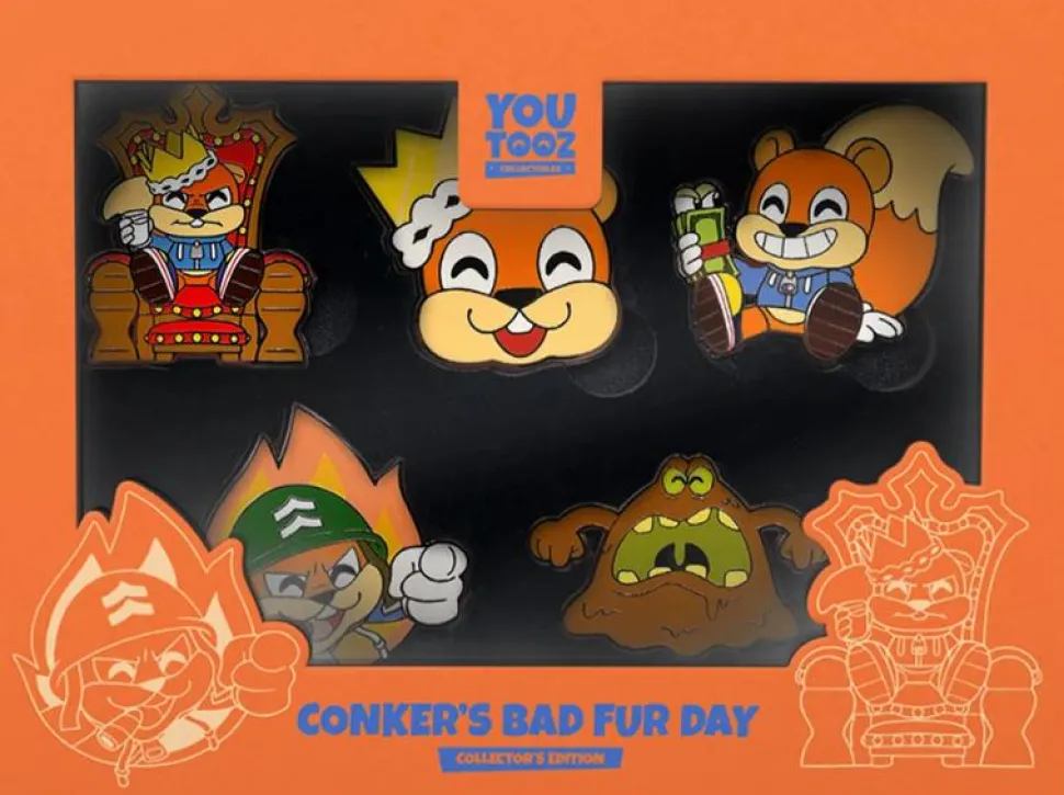 Conker's Bad Fur Day - Pin Set 5-Pack