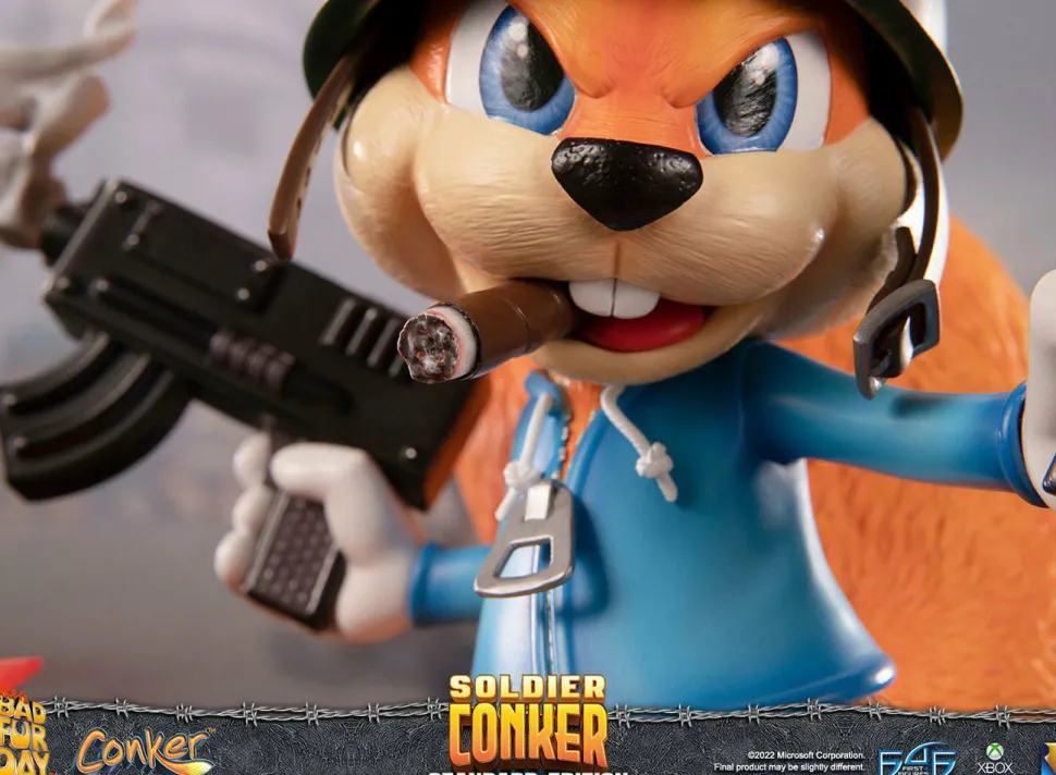 Conker’s Bad Fur Day - Soldier Conker 12” Statue