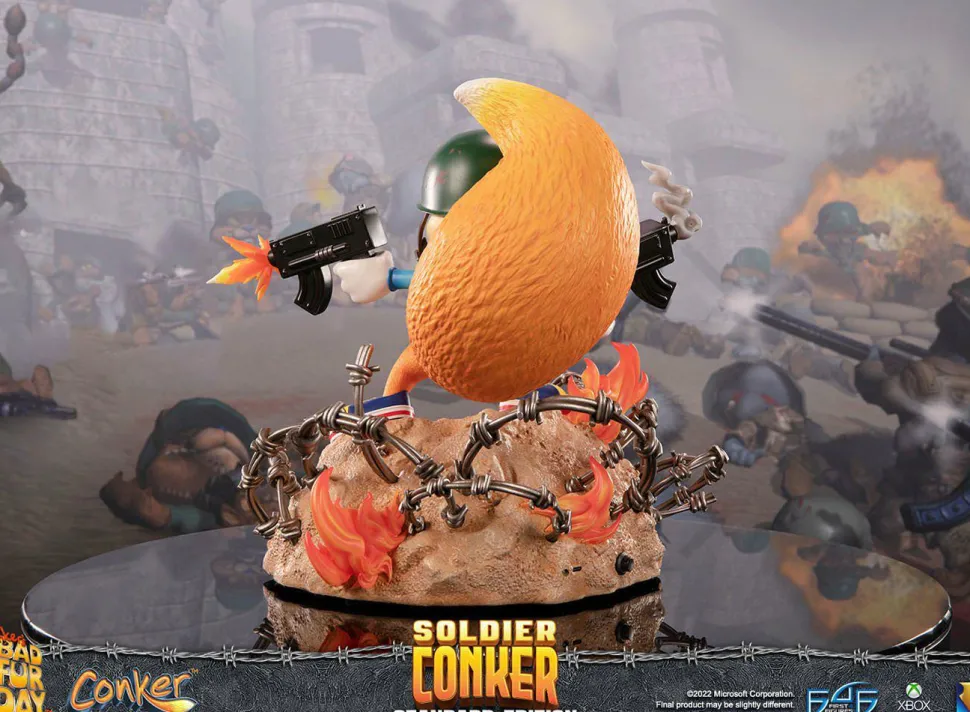 Conker’s Bad Fur Day - Soldier Conker 12” Statue