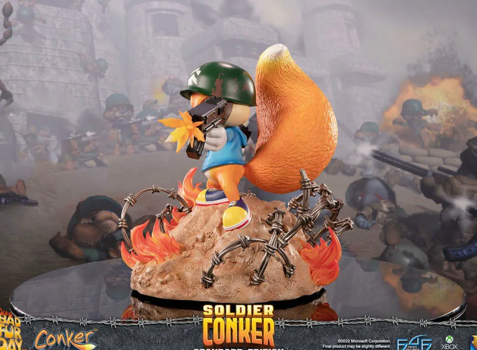Conker’s Bad Fur Day - Soldier Conker 12” Statue