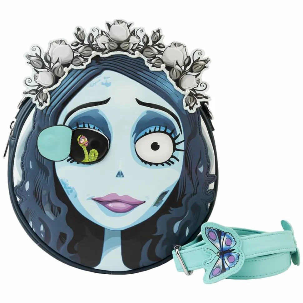 Corpse Bride - Emily Glow in the Dark 9" Faux Leather Crossbody Bag