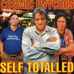 Cosmic Psychos - Self Totalled LP Vinyl Record (Red Marble Coloured Vinyl)