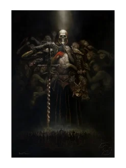 Court of the Dead - Rise of the Reaper General Fine Art Print by Vincent Proce