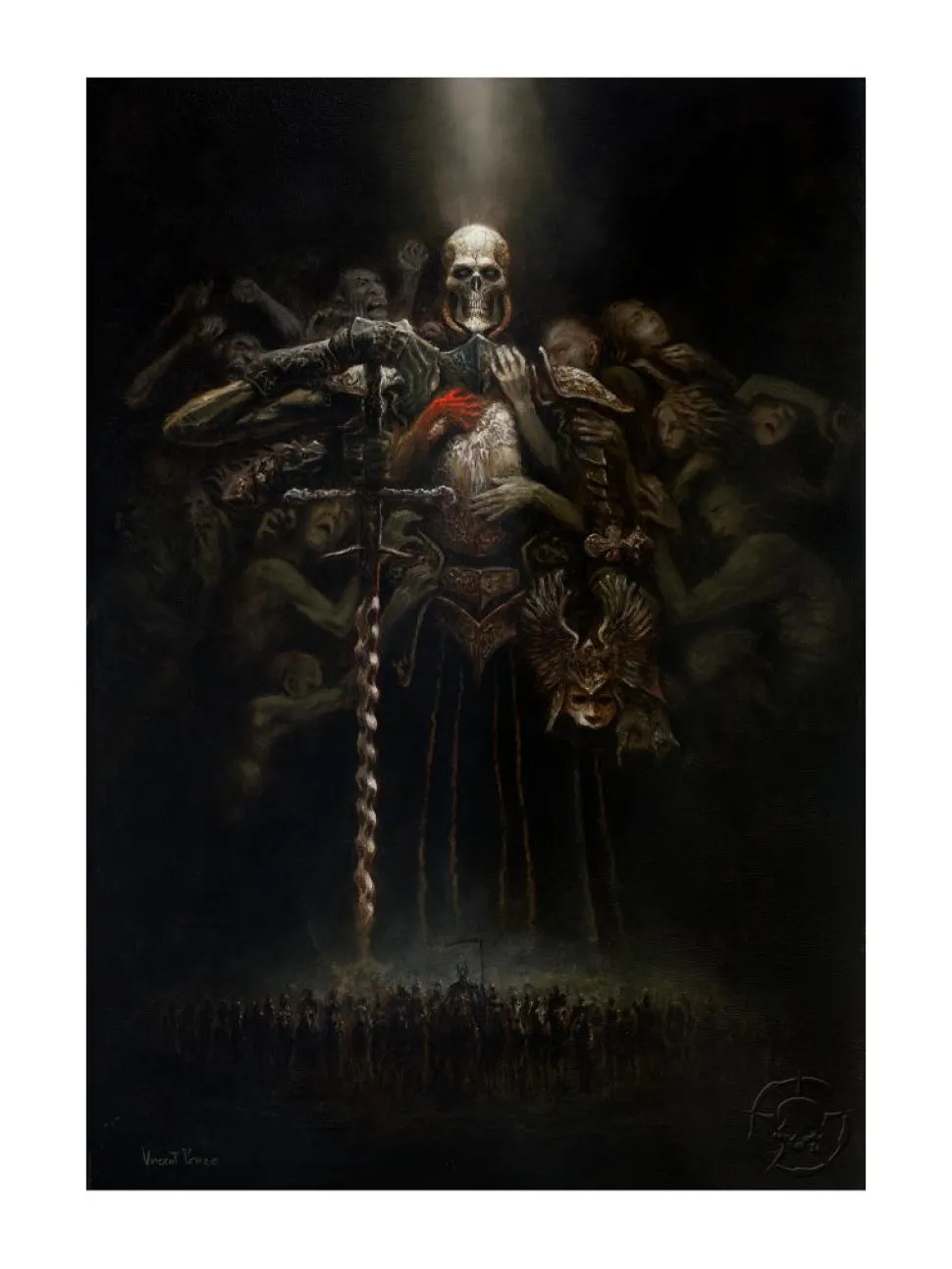 Court of the Dead - Rise of the Reaper General Fine Art Print by Vincent Proce