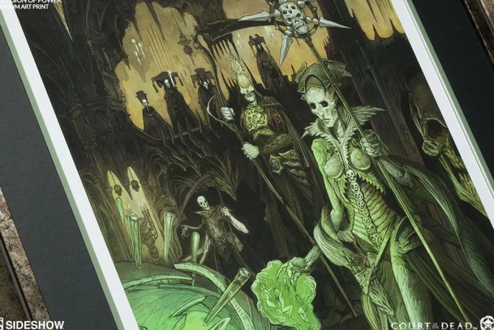 Court of the Dead - Collision of Power Premium Art Print by Sean Andrew Murray