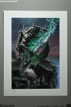 Court of the Dead - Oglavaeil: The Executioner Premium Art Print by Fabian Monk Schlaga