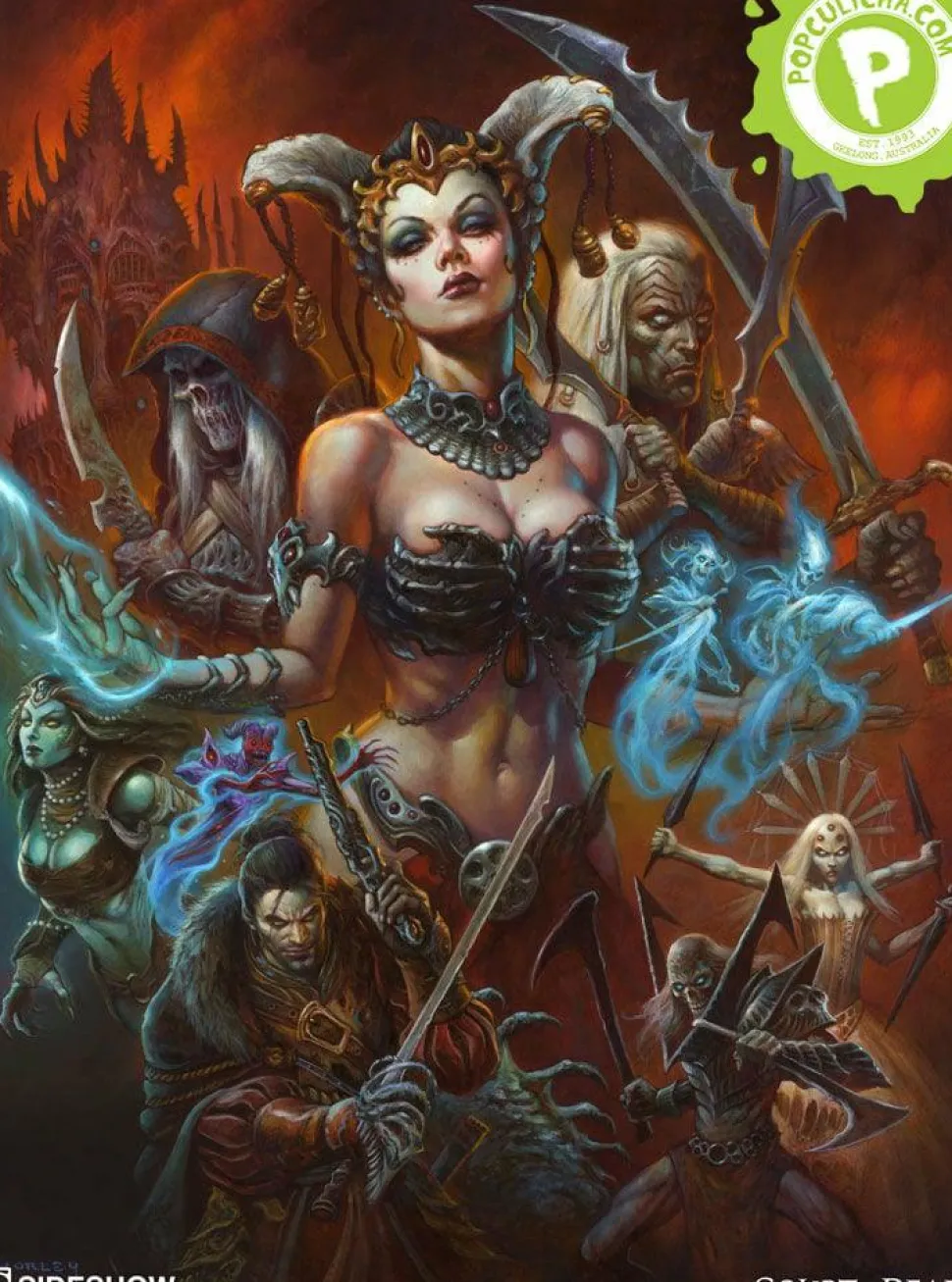 Court of the Dead - The Impermanence of Flesh Premium Art Print by Alex Horley