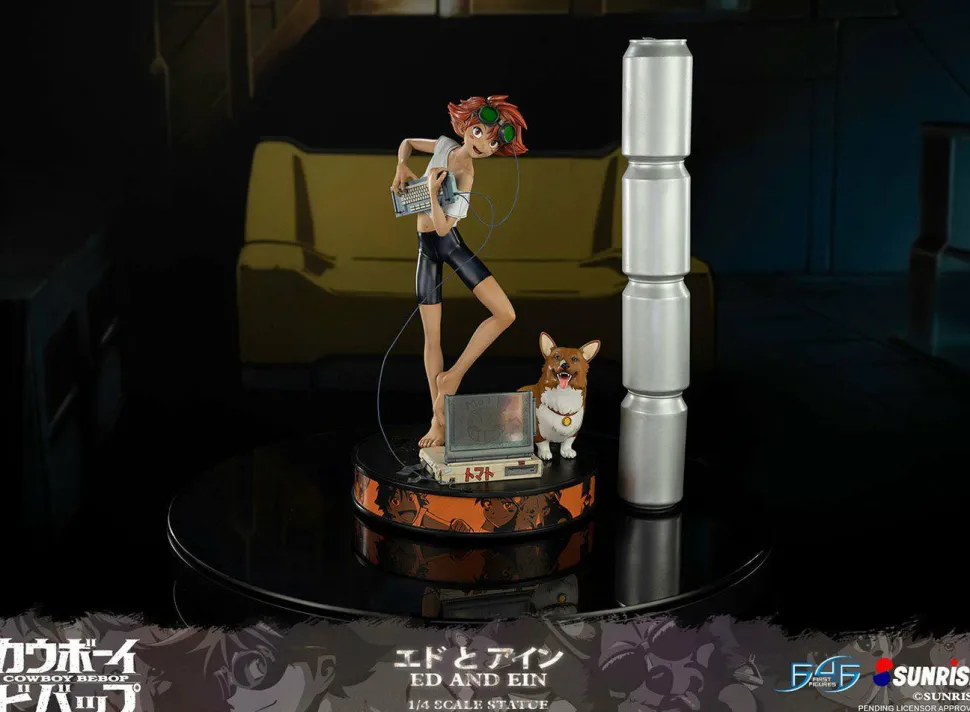 Cowboy Bebop - Ed & Ein 1/4 Scale Statue
