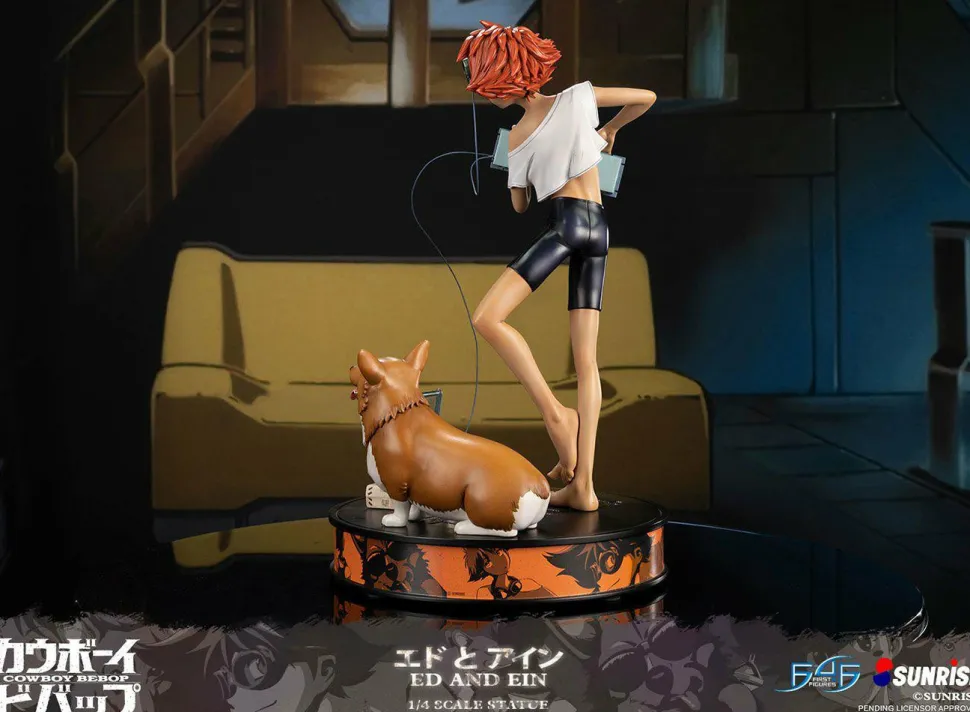 Cowboy Bebop - Ed & Ein 1/4 Scale Statue