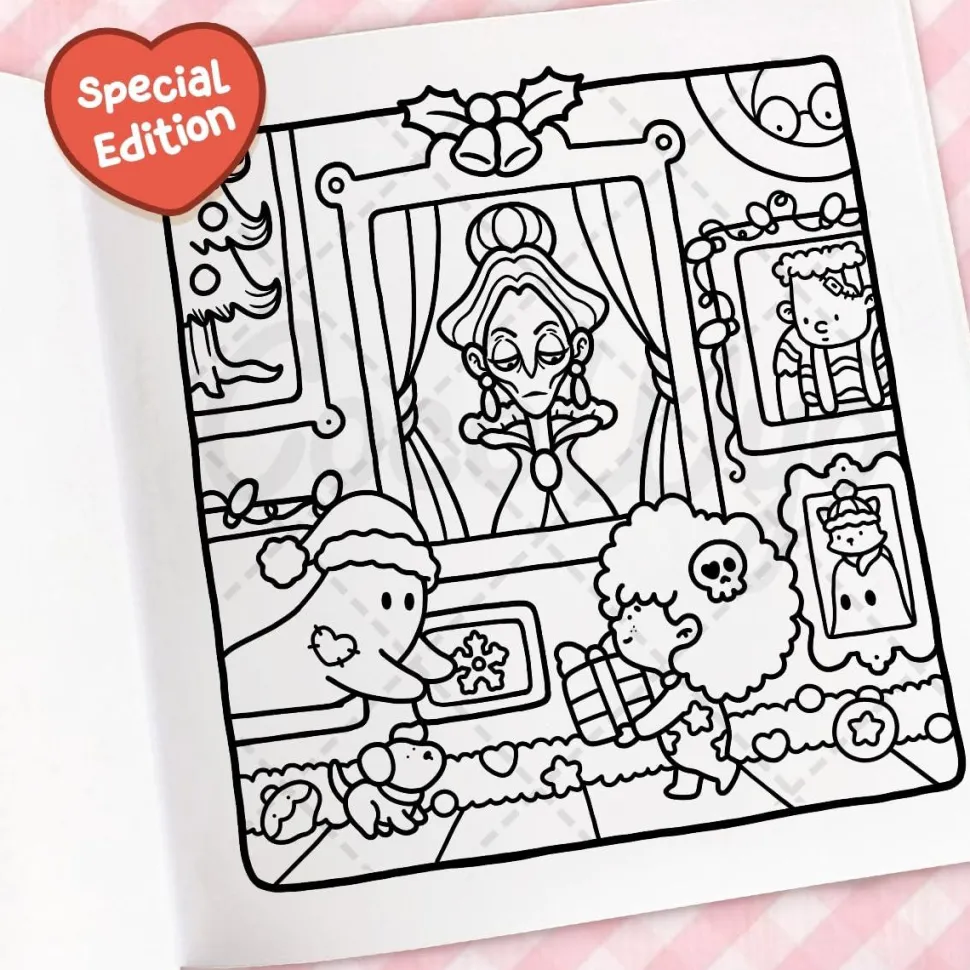 Cozy Christmas: Cute & Comfy Colouring Book by Coco Wyo Paperback Book