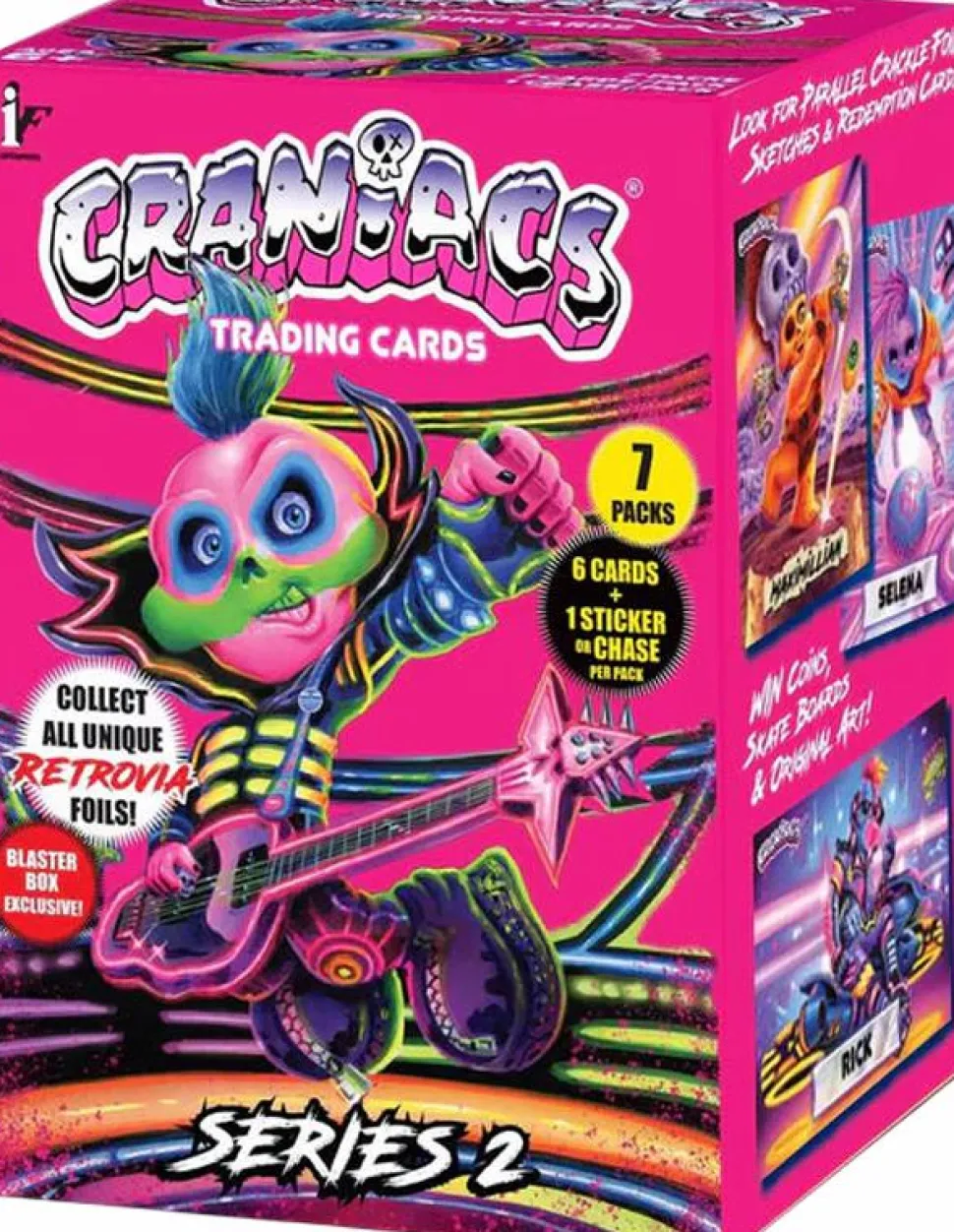 Craniacs - Series 2 Trading Cards Blaster Box (7 Packs)