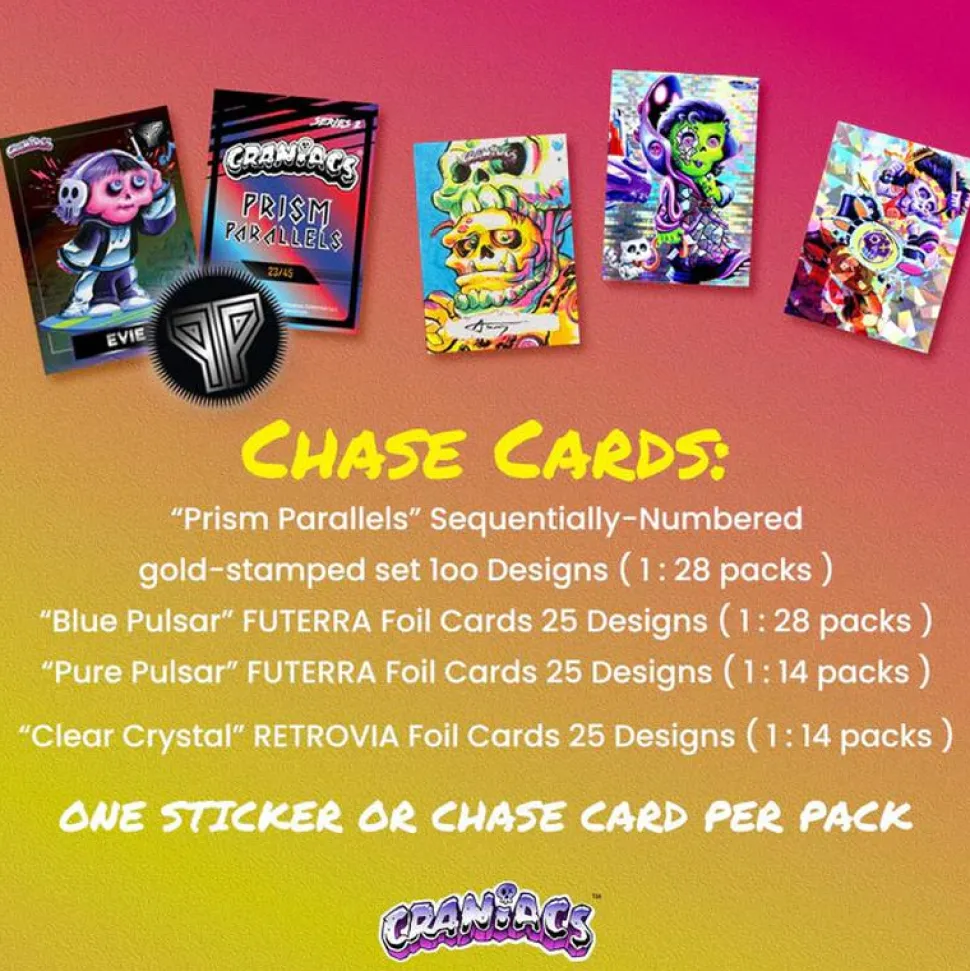 Craniacs - Series 2 Trading Cards Hobby Booster Box (Display of 24)