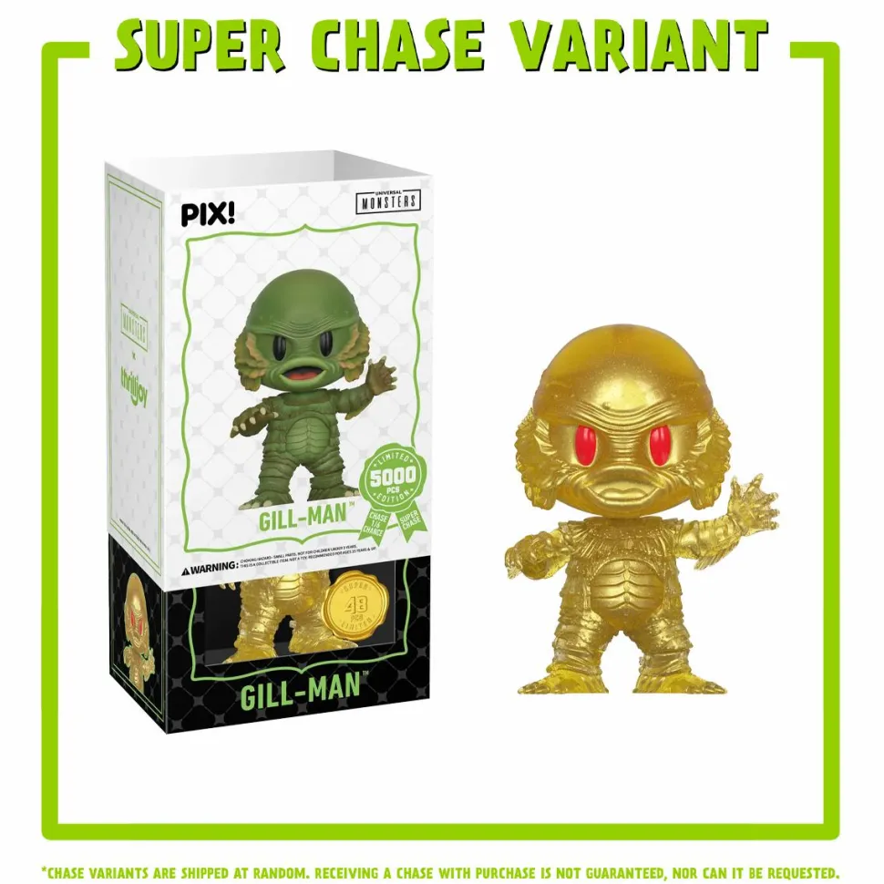 Creature From The Black Lagoon - Gill-Man Pix! Vinyl Figure (with Grey CHASE & Gold Super CHASE)