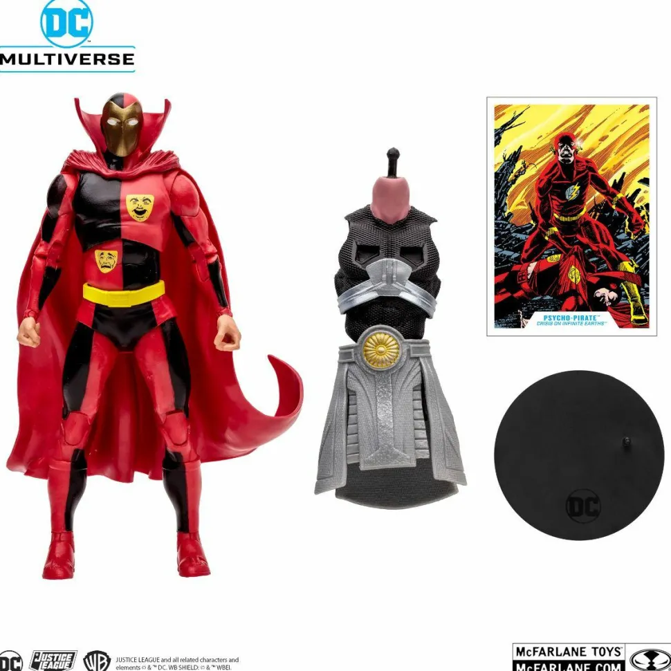 Crisis on Infinite Earths - Psycho-Pirate DC Multiverse Gold Label 7" Scale Action Figure (The Monitor Build-A-Figure)