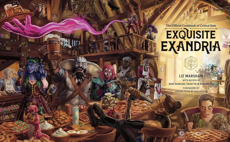 Critical Role - Exquisite Exandria: The Official Cookbook of Critical Role Hardcover Book