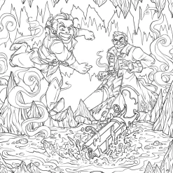 Critical Role - Vox Machina Colouring Book Paperback