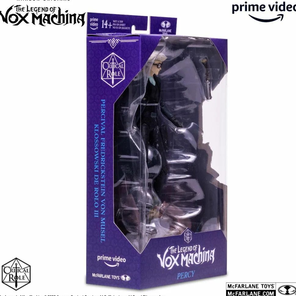 Critical Role: The Legend of Vox Machina - Percy 7” Scale Action Figure