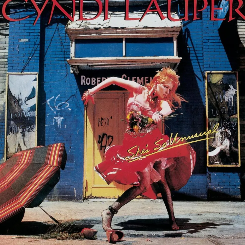 Cyndi Lauper - She's So Unusual LP Vinyl Record (Red Coloured Vinyl)