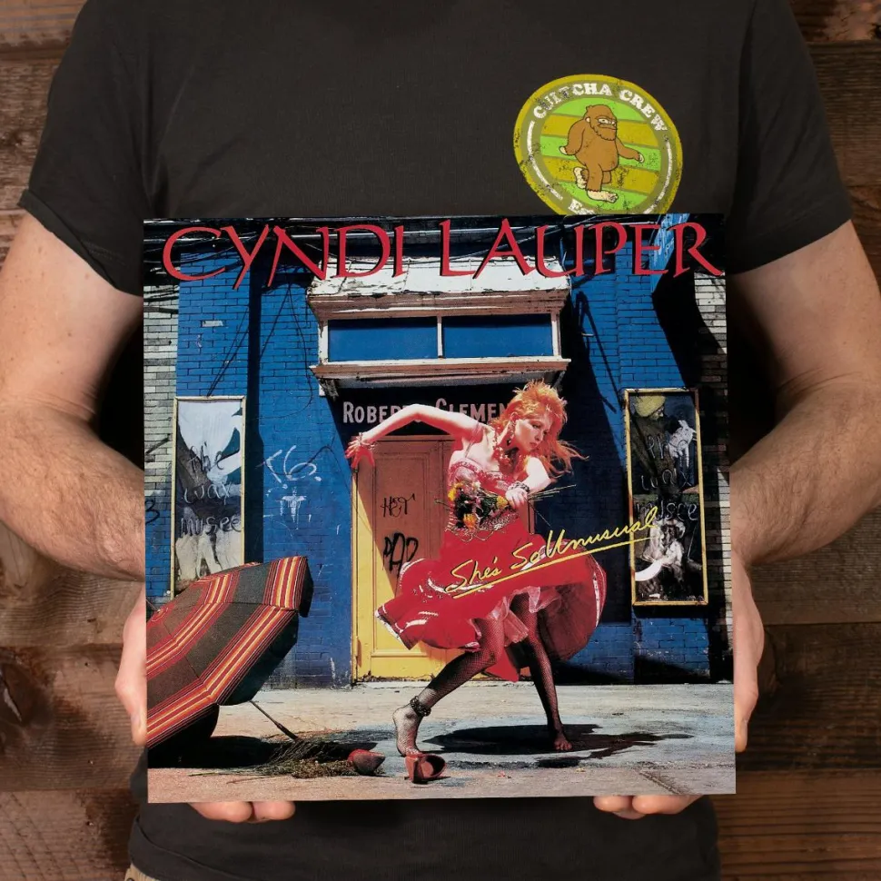 Cyndi Lauper - She's So Unusual LP Vinyl Record (Red Coloured Vinyl)