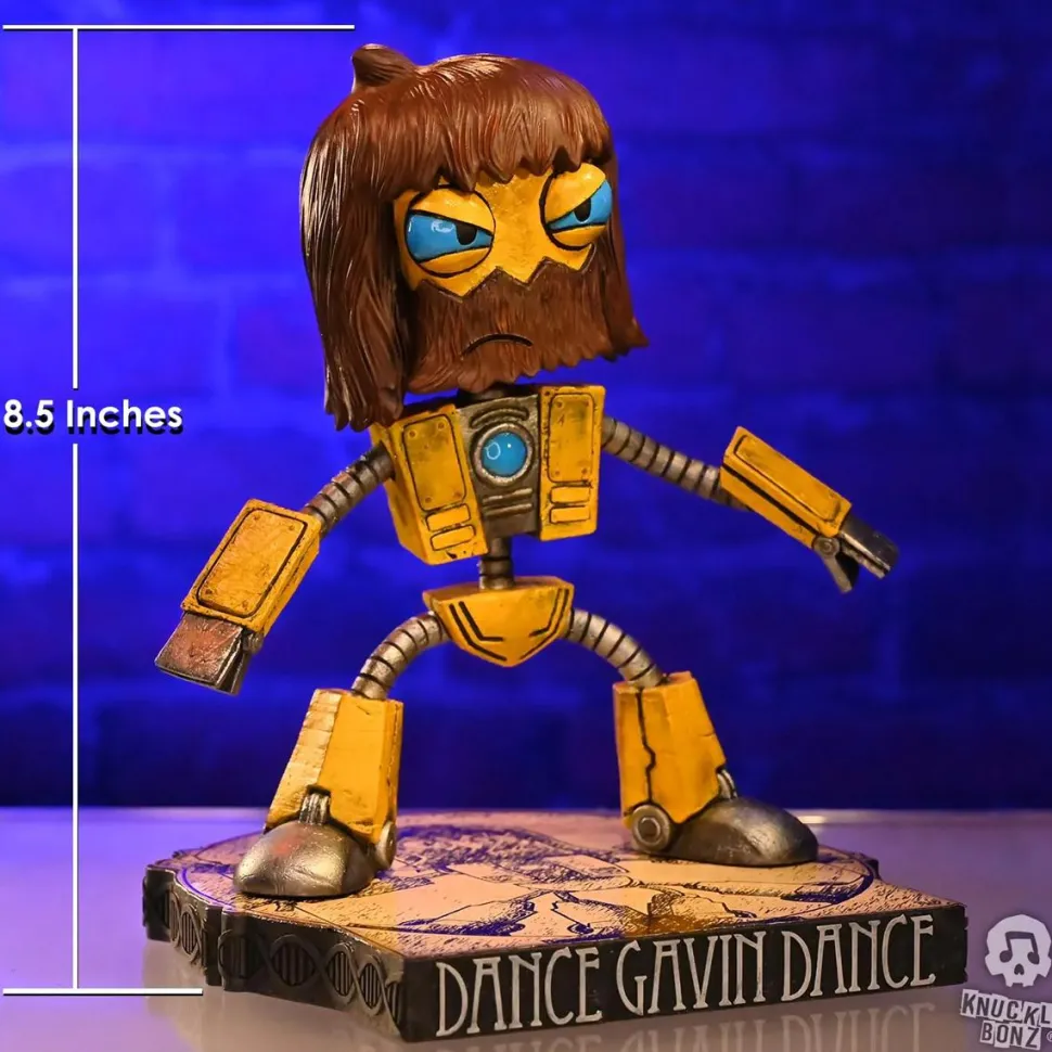 Dance Gavin Dance - Death of the Robot With Human Hair Rock Iconz 3D Vinyl 8.5" Statue