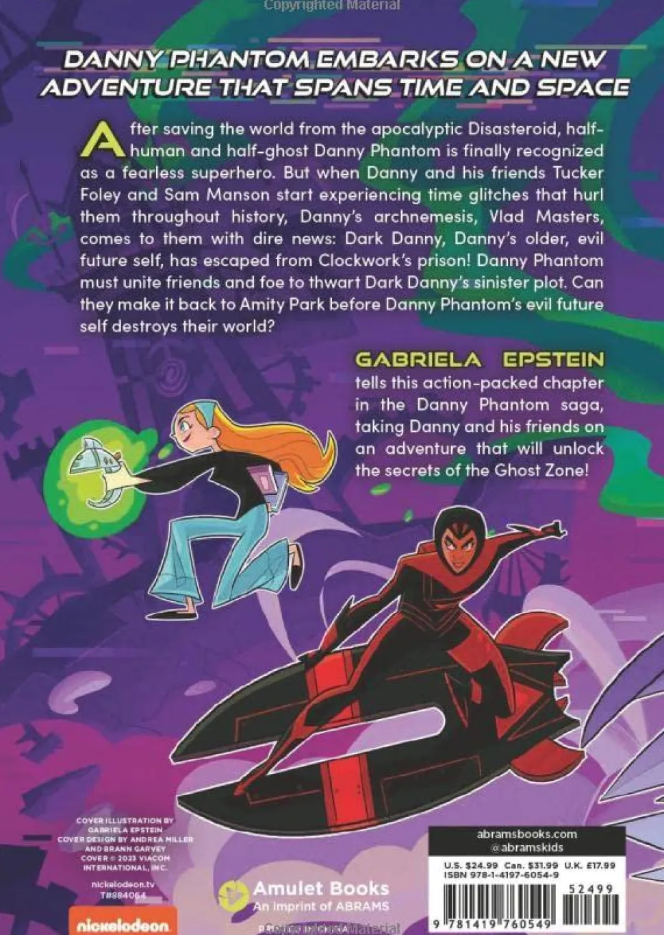 Danny Phantom - A Glitch in Time Hardcover Book