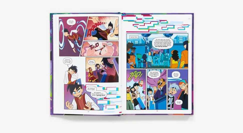 Danny Phantom - A Glitch in Time Hardcover Book