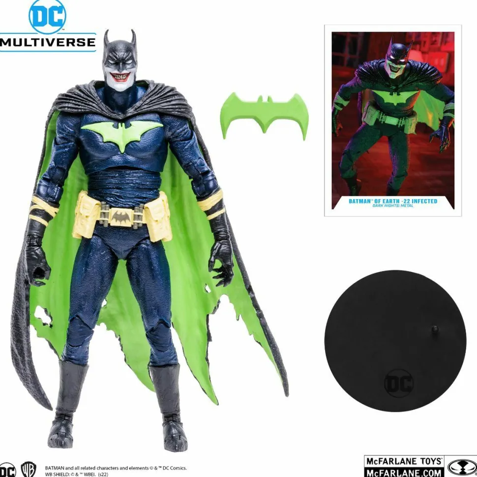 Dark Nights: Metal - Batman of Earth-22 Infected DC Multiverse 7” Scale Action Figure