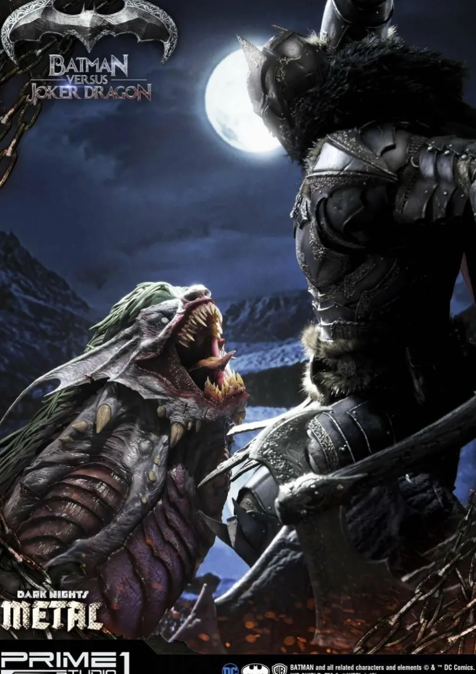 Dark Nights: Metal - Batman Versus Joker Dragon 1/3 Scale Statue