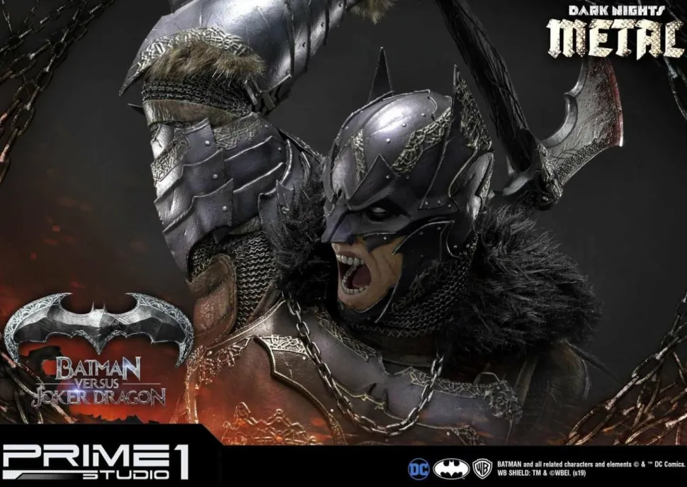 Dark Nights: Metal - Batman Versus Joker Dragon 1/3 Scale Statue