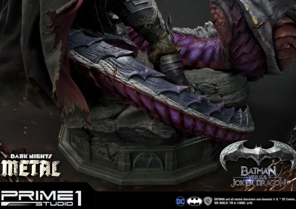 Dark Nights: Metal - Batman Versus Joker Dragon 1/3 Scale Statue