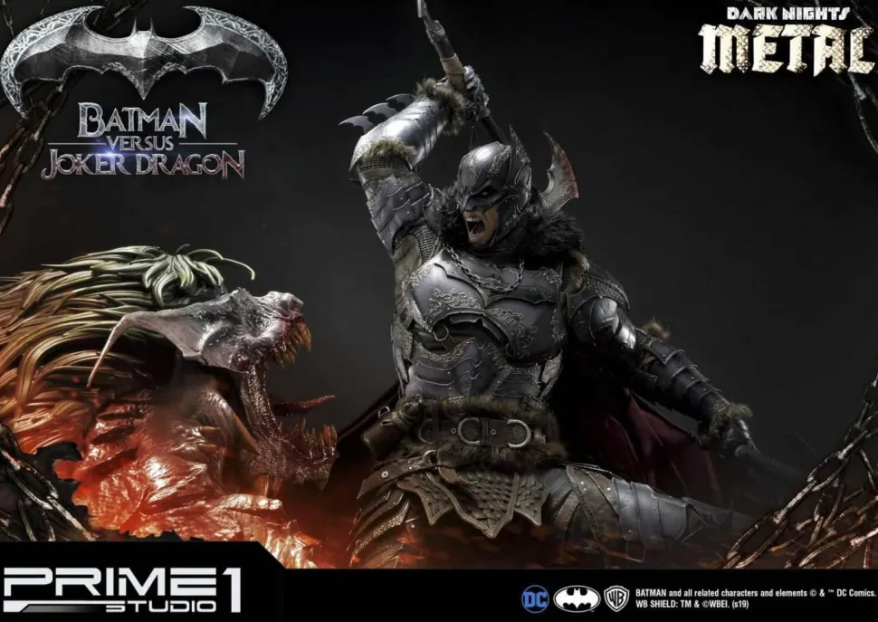 Dark Nights: Metal - Batman Versus Joker Dragon 1/3 Scale Statue
