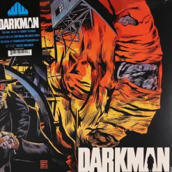Darkman - Original Motion Picture Score by Danny Elfman LP Vinyl Record (Fluorescent Orange with Red Swirl “Fire” Coloured Vinyl)